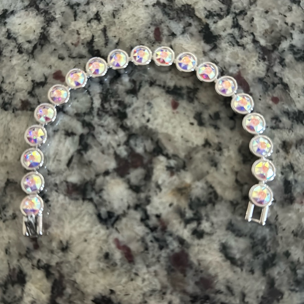 Touchstone Crystal Aurora Boreale Ice Bracelet